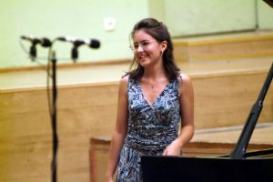 Elizabeth Dulkin (USA) podczas koncertu w Filharmonii Wrocławskiej 27 sierpnia 2006 r.